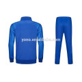 2017 latest design100% Polyester Dark blue Long Sleeve Mens Sports Wear Men Plain Tracksuit